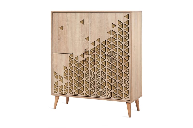 Brokind Oppbevaringsskap 111 cm - Lysebrun - Oppbevaring - Skap - Oppbevaringsskap