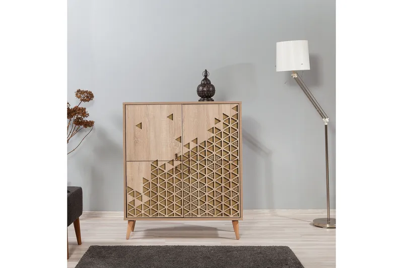 Brokind Oppbevaringsskap 111 cm - Lysebrun - Oppbevaring - Skap - Oppbevaringsskap