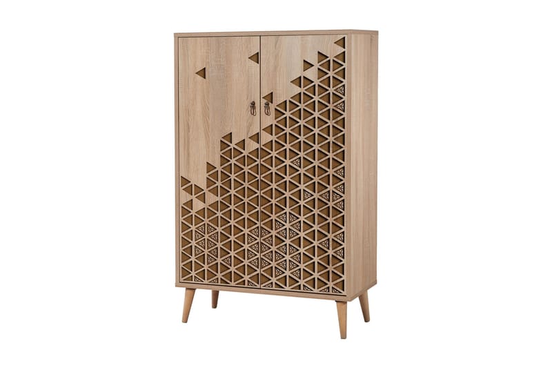 Brokind Oppbevaringsskap 80 cm - Brun/Eik/Beige - Oppbevaring - Skap - Oppbevaringsskap