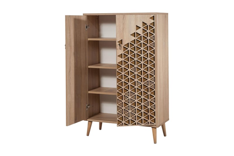 Brokind Oppbevaringsskap 80 cm - Brun/Eik/Beige - Oppbevaring - Skap - Oppbevaringsskap