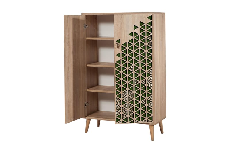 Brokind Oppbevaringsskap 80 cm - Brun/Grønn - Oppbevaring - Skap - Oppbevaringsskap