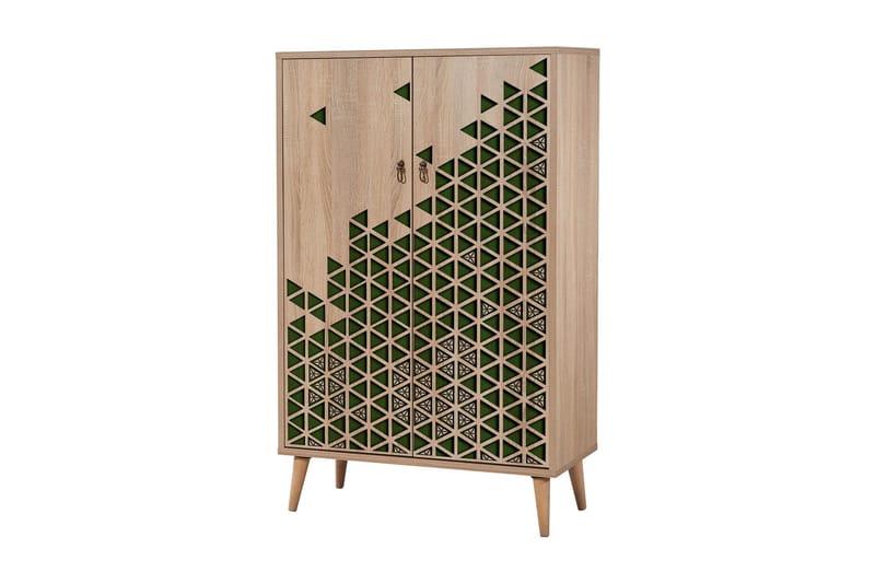 Brokind Oppbevaringsskap 80 cm - Brun/Grønn - Oppbevaring - Skap - Oppbevaringsskap