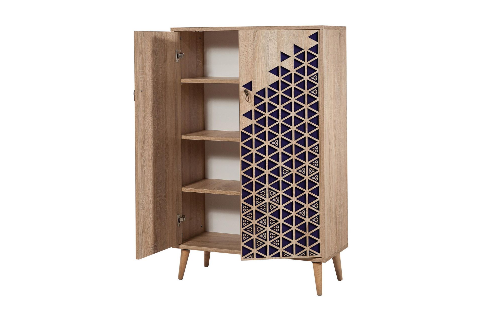 Brokind Oppbevaringsskap 80 cm - Brun/Lilla - Oppbevaring - Skap - Oppbevaringsskap