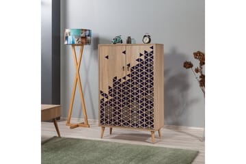 Brokind Oppbevaringsskap 80 cm - Brun/Lilla - Oppbevaring - Skap - Oppbevaringsskap
