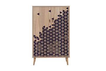 Brokind Oppbevaringsskap 80 cm - Brun/Lilla - Oppbevaring - Skap - Oppbevaringsskap