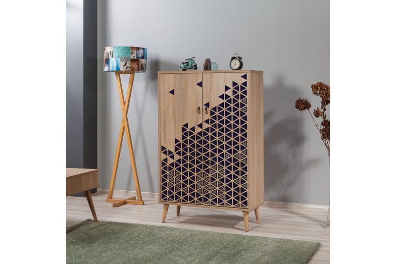Brokind Oppbevaringsskap 80 cm - Brun/Lilla - Oppbevaring - Skap - Oppbevaringsskap
