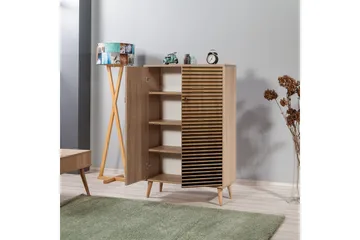 Brokind Oppbevaringsskap 80 cm - Brun/Svart/Eik - Oppbevaring - Skap - Oppbevaringsskap