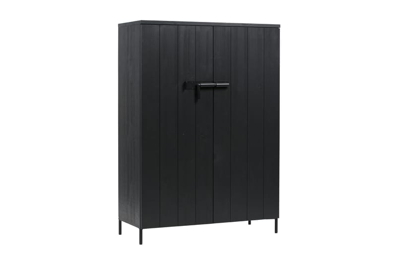 Bruut Oppbevaringsskap 100 cm - Svart Furu - Oppbevaring - Skap - Oppbevaringsskap