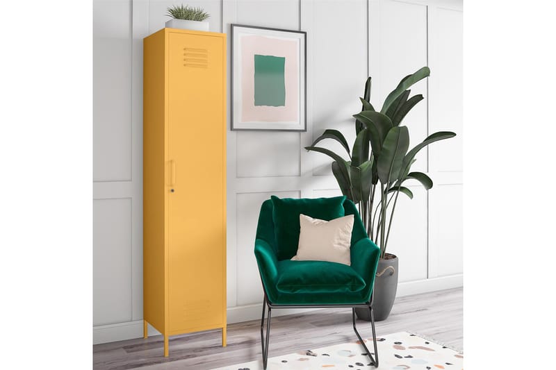 CacHe Oppbevaringsskap 38x40 cm 1 Dør Gul - Novogratz - Oppbevaring - Skap - Oppbevaringsskap - Omkledningsskap