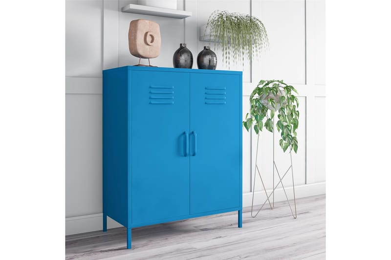 CacHe Oppbevaringsskap 80x40 cm 2 Dørar Blå - Novogratz - Oppbevaring - Skap - Oppbevaringsskap