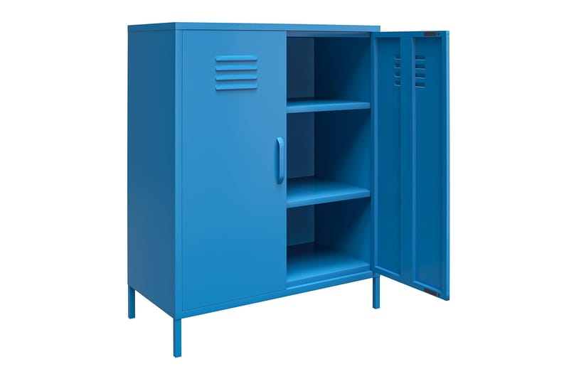 CacHe Oppbevaringsskap 80x40 cm 2 Dørar Blå - Novogratz - Oppbevaring - Skap - Oppbevaringsskap