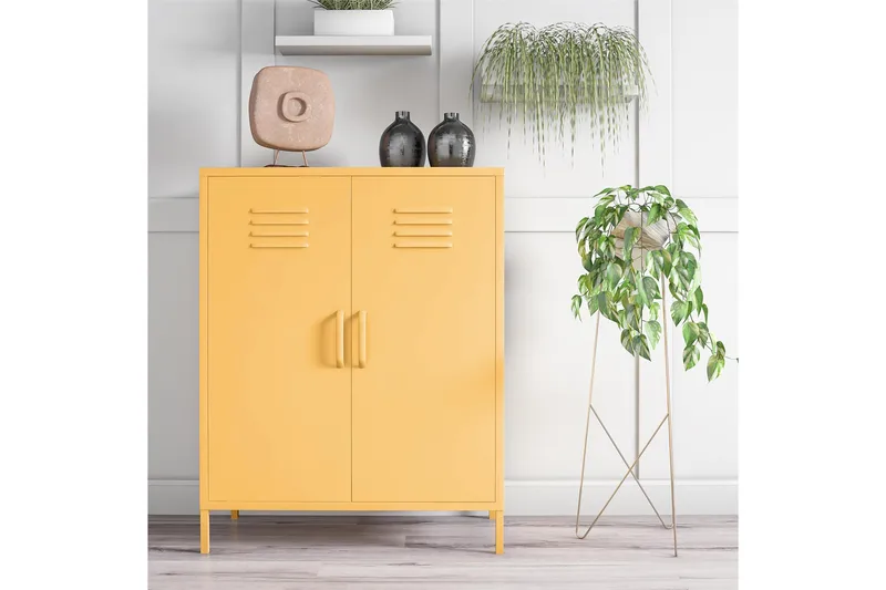 CacHe Oppbevaringsskap 80x40 cm Gul - Novogratz - Oppbevaring - Skap - Oppbevaringsskap