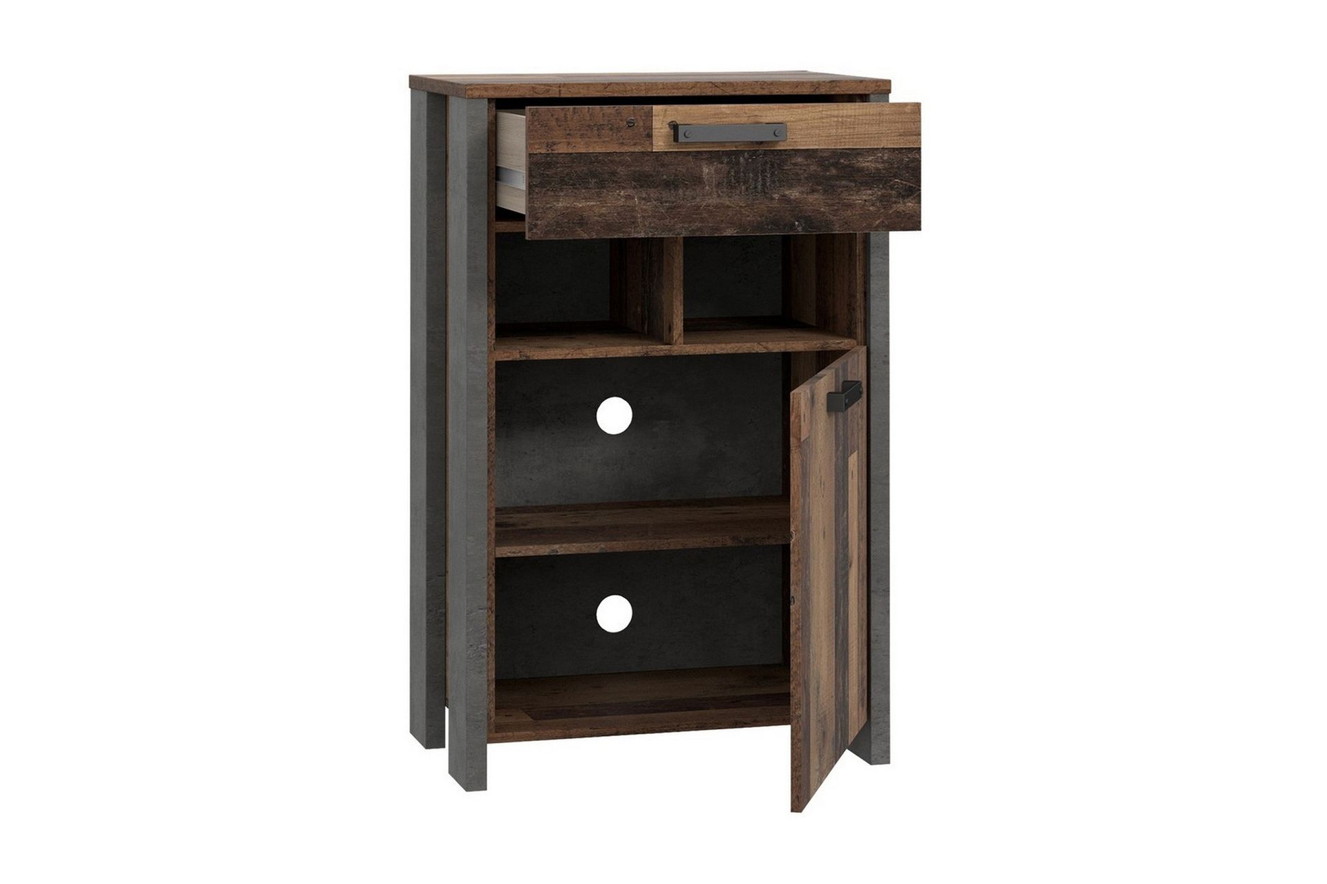 Cadle Skap 67 cm - Brun/Grå - Oppbevaring - Skap - Oppbevaringsskap