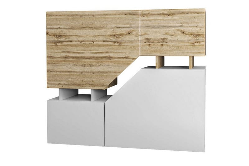 Carbost Highboard NO_BRAND White - Oppbevaring - Skap - Oppbevaringsskap