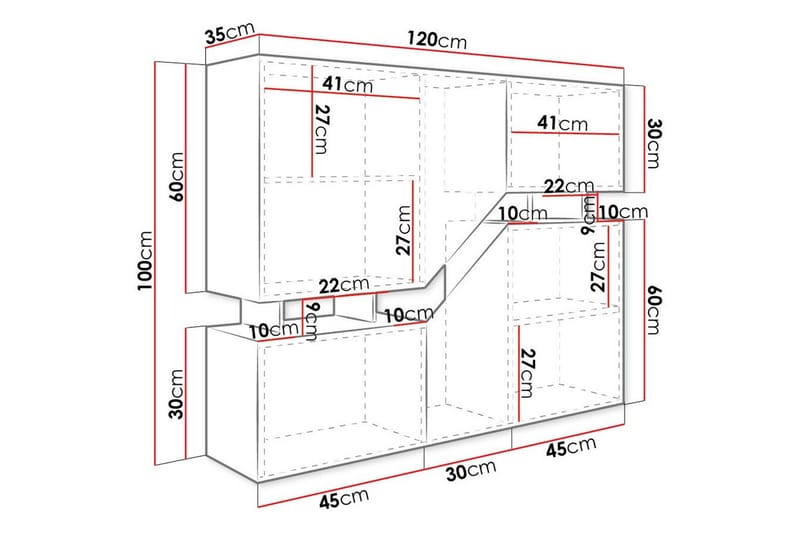 Carbost highboard - Oppbevaring - Skap - Oppbevaringsskap