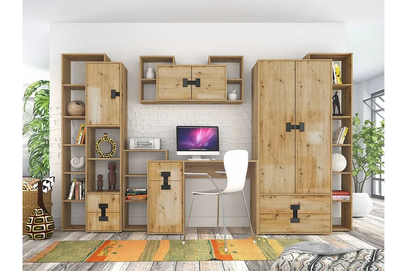 Castlebay Highboard Brown - Oppbevaring - Skap - Oppbevaringsskap