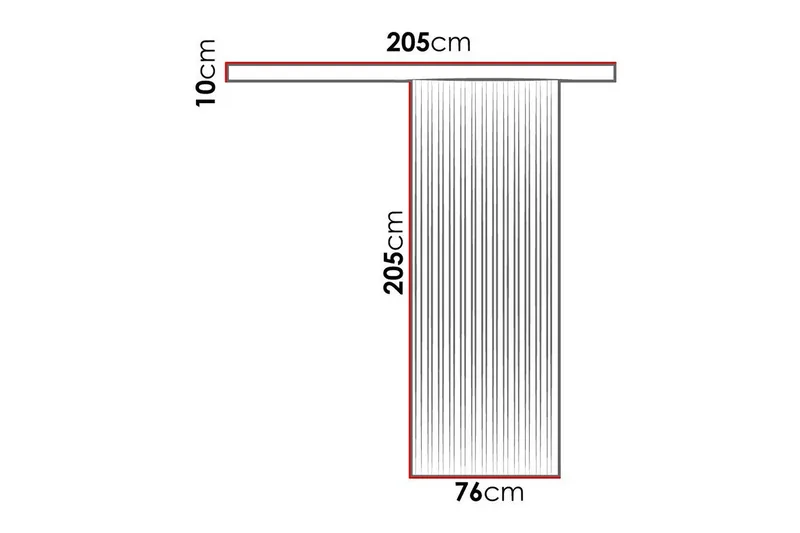 Clonmore Highboard Black - Hus & oppussing - Bygg - Dører & Porter - Skyvedører
