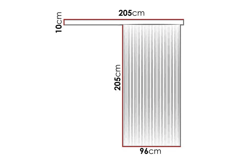 Clonmore Highboard Black - Hus & oppussing - Bygg - Dører & Porter - Skyvedører