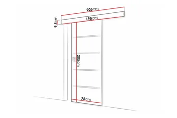 Clonmore Highboard Brown - Hus & oppussing - Bygg - Dører & Porter - Skyvedører