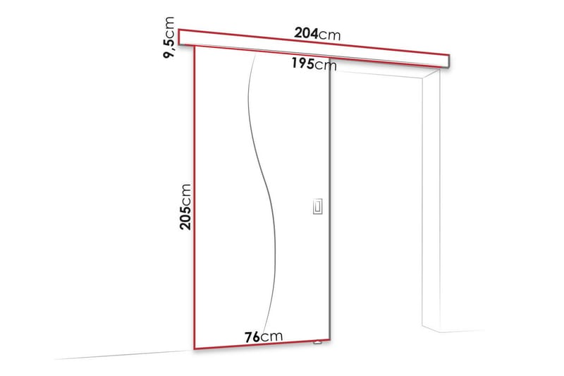 Clonmore Highboard - Brun - Oppbevaring - Skap - Oppbevaringsskap