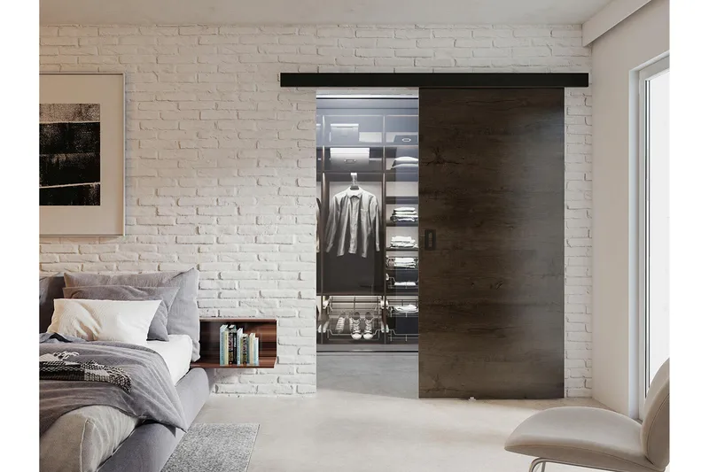 Clonmore Highboard Dark brown - Hus & oppussing - Bygg - Dører & Porter - Skyvedører