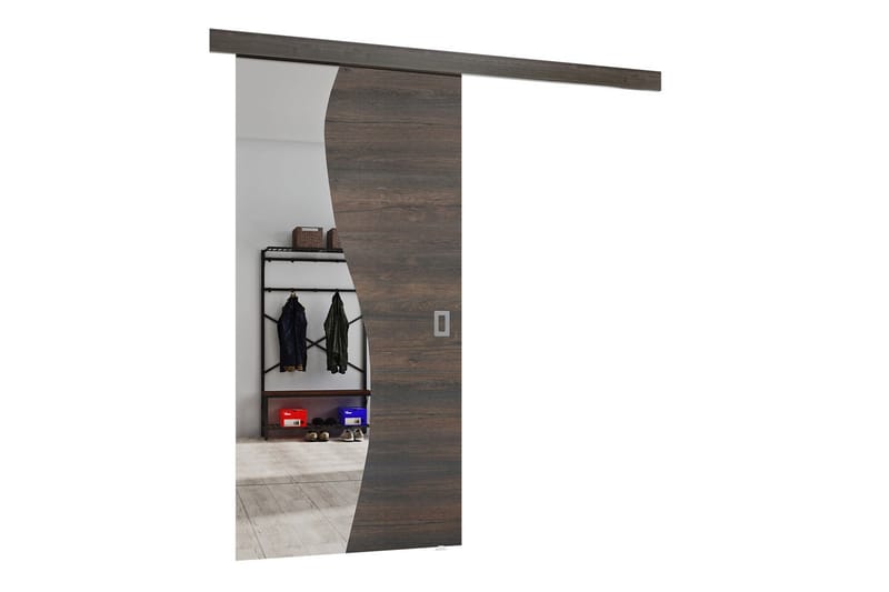 Clonmore Highboard - Mørkebrun - Oppbevaring - Skap - Oppbevaringsskap