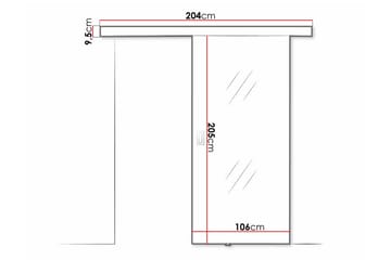 Clonmore Highboard - Svart - Oppbevaring - Skap - Oppbevaringsskap