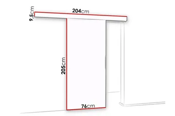 Clonmore Highboard White - Hus & oppussing - Bygg - Dører & Porter - Skyvedører