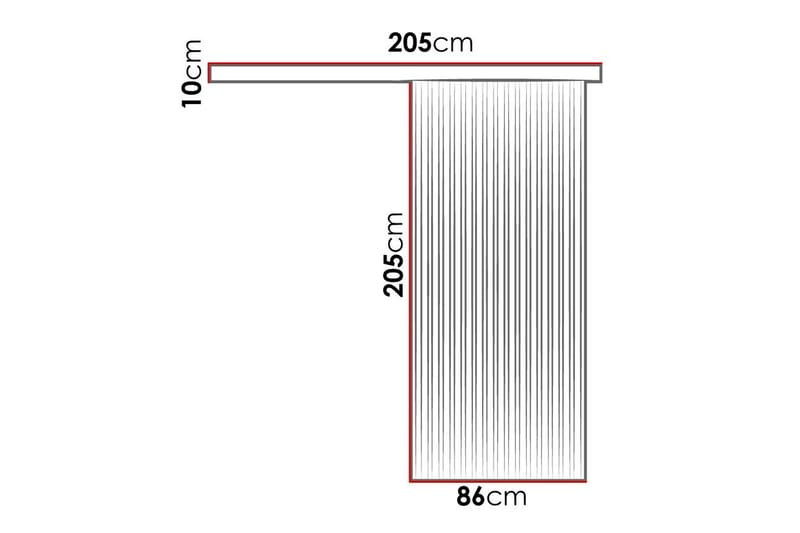 Clonmore Highboard White - Hus & oppussing - Bygg - Dører & Porter - Skyvedører