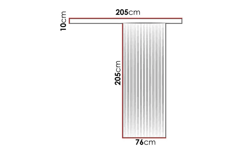 Clonmore Highboard White - Hus & oppussing - Bygg - Dører & Porter - Skyvedører