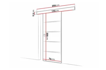 Clonmore Highboard White - Hus & oppussing - Bygg - Dører & Porter - Skyvedører