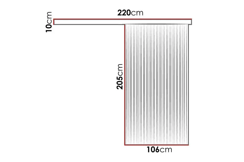 Clonmore Highboard White - Hus & oppussing - Bygg - Dører & Porter - Skyvedører