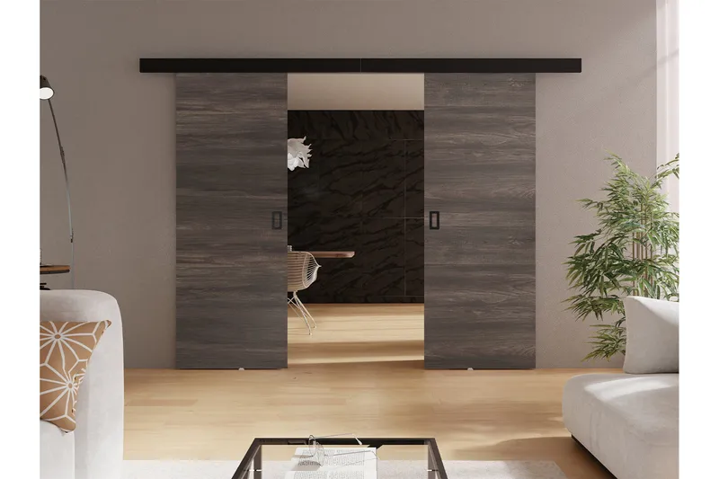 Clonmore Skyvedør - Mørkebrun - Hus & oppussing - Bygg - Dører & Porter - Skyvedører