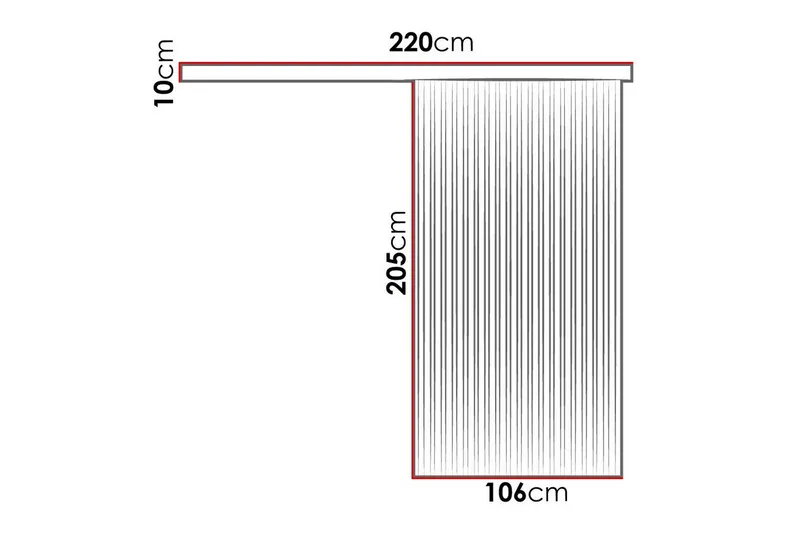 Clonmore Skyvedør - Svart - Hus & oppussing - Bygg - Dører & Porter - Skyvedører