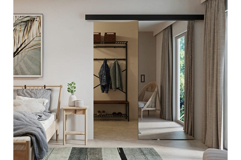 Clonmore Skyvedør - Svart - Hus & oppussing - Bygg - Dører & Porter - Skyvedører