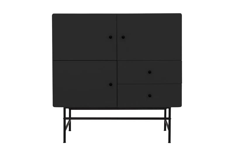 Cocktail Skapkommode 106 cm - Svart - Oppbevaring - Skap - Oppbevaringsskap