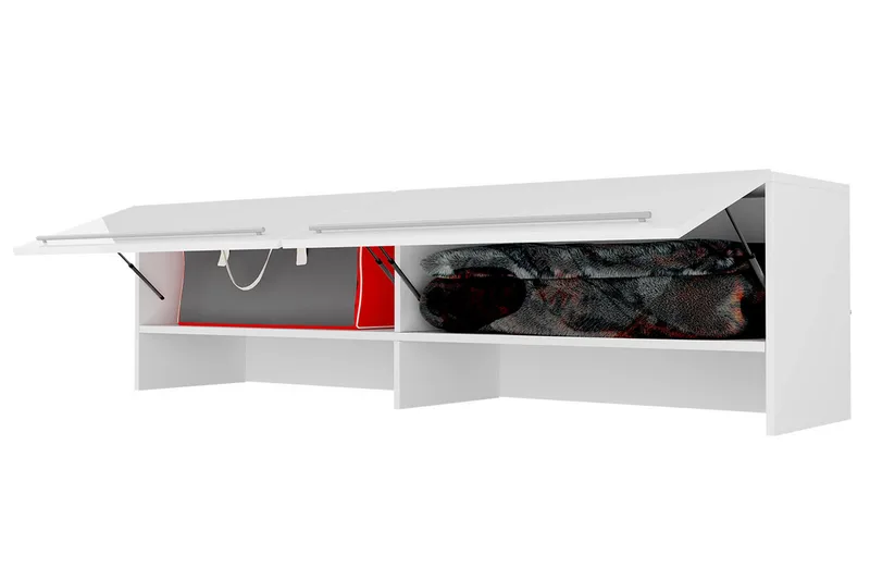 Concept Pro Förvaringsskåp 215x46x58 cm Vit 215x46x58 - Oppbevaring - Skap - Oppbevaringsskap