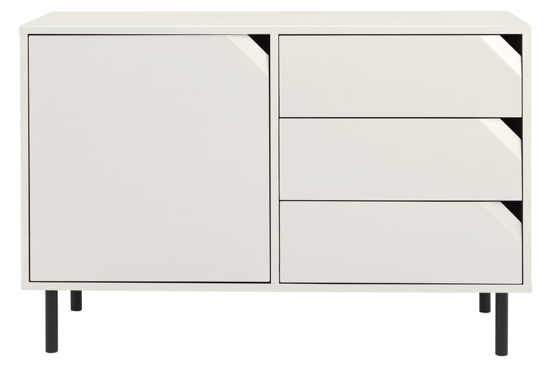 Corner Sideboard 118 cm - Hvit - Oppbevaringsskap