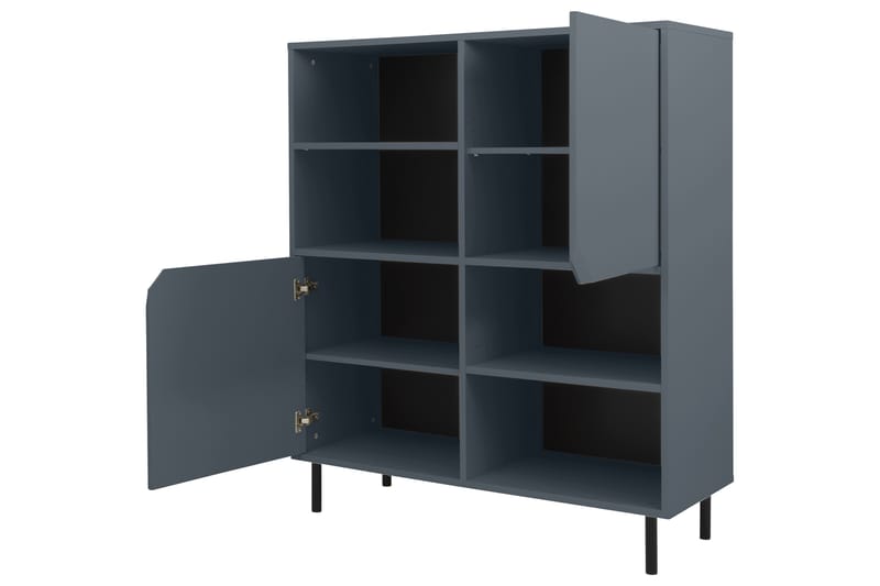 Corner Skapkommode 118 cm - Blå - Oppbevaring - Oppbevaringsmøbler - Sideboard & skjenker