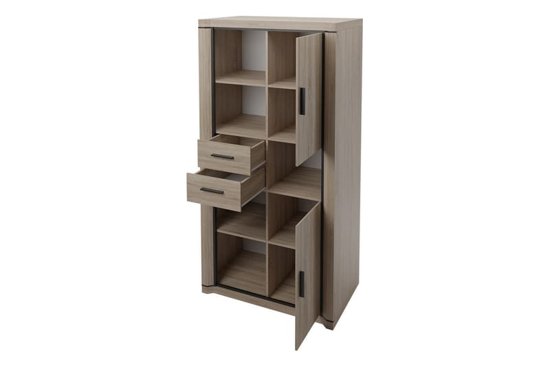 Dallas Skap 44x97 cm - Eik - Oppbevaring - Skap - Oppbevaringsskap