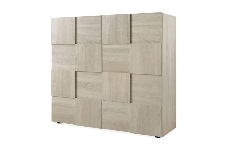 Dama Highboard 111 cm - Samoa Eik - Oppbevaring - Skap - Oppbevaringsskap