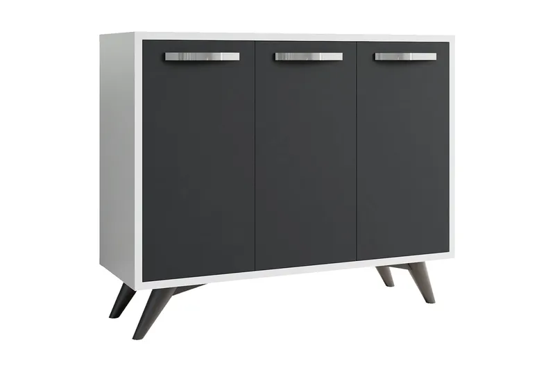 Desgrar Oppbevaringsskap 100x82 cm, Hvit