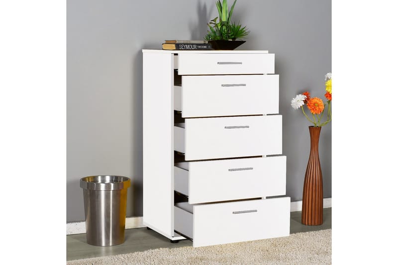 Dresser Hvit - Hvit - Oppbevaring - Skap - Oppbevaringsskap