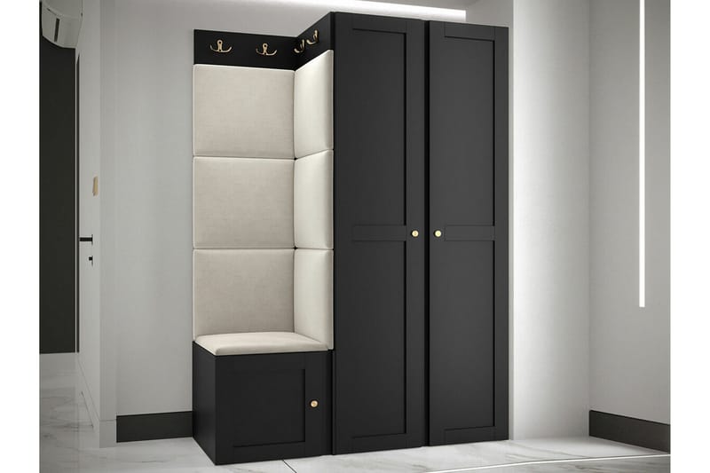 Dunvegan Highboard Black - Oppbevaring - Skap - Oppbevaringsskap