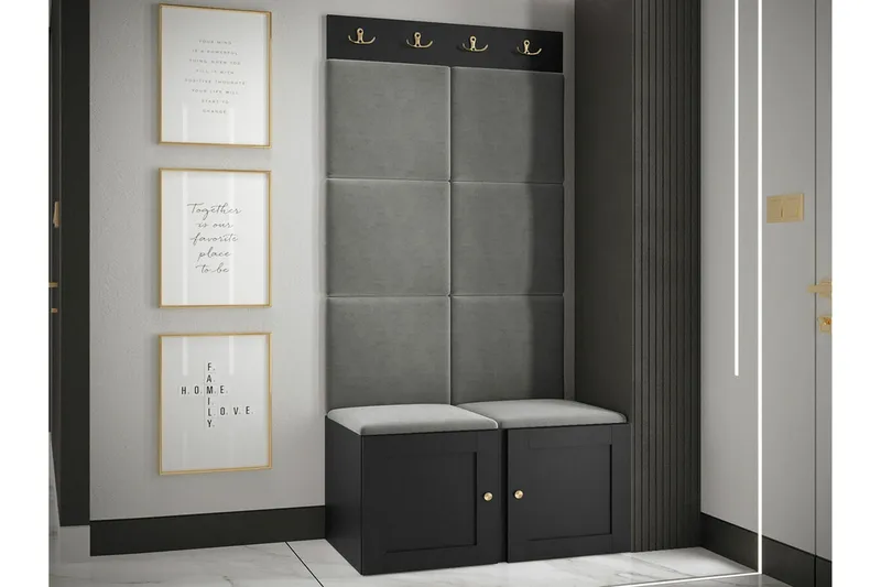 Dunvegan Highboard Black - Oppbevaring - Skap - Oppbevaringsskap