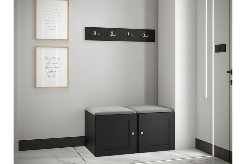 Dunvegan Highboard Black - Oppbevaring - Skap - Oppbevaringsskap