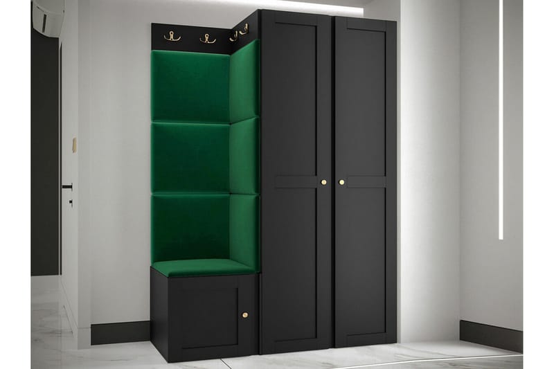 Dunvegan Highboard Black - Oppbevaring - Skap - Oppbevaringsskap
