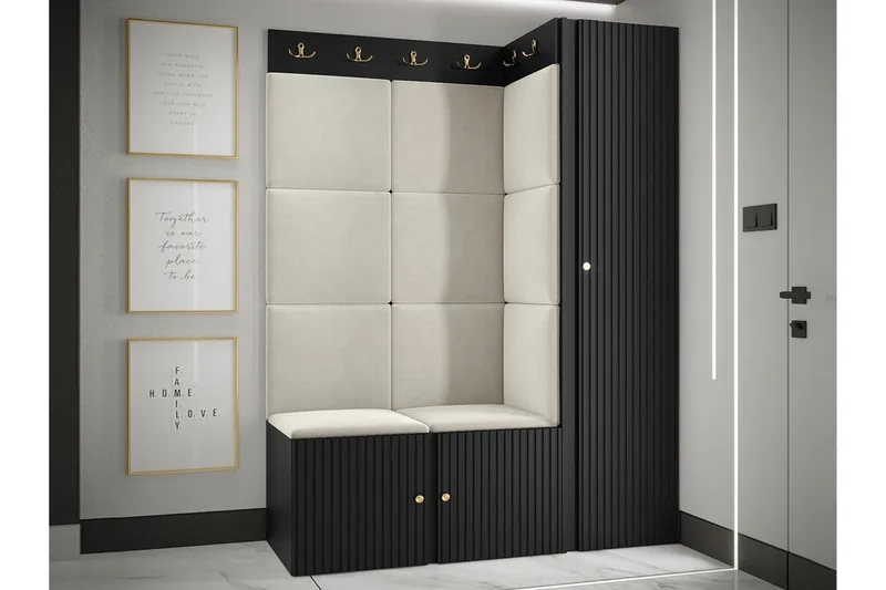 Dunvegan Highboard Black - Oppbevaring - Skap - Oppbevaringsskap