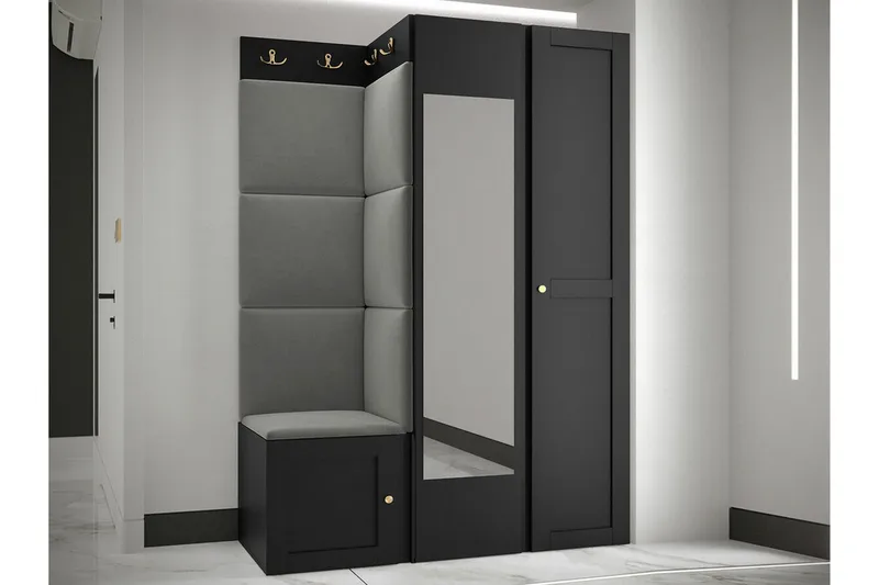 Dunvegan Highboard Black - Oppbevaring - Skap - Oppbevaringsskap