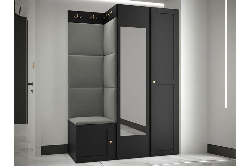 Dunvegan Highboard Black - Oppbevaring - Skap - Oppbevaringsskap